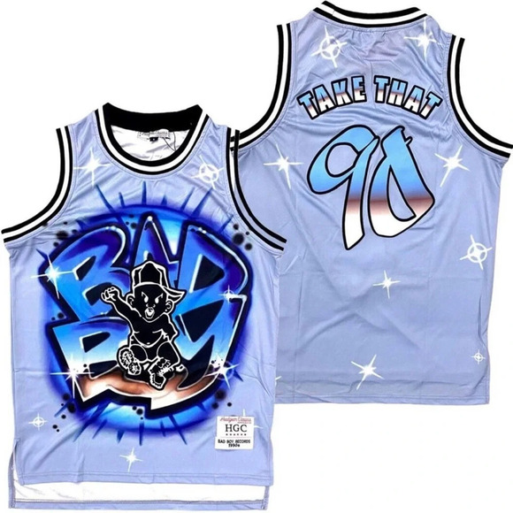 Headgear Classics Other - Headgear Classics Nostalgia Co. Bad Boys Records Basketball Jersey